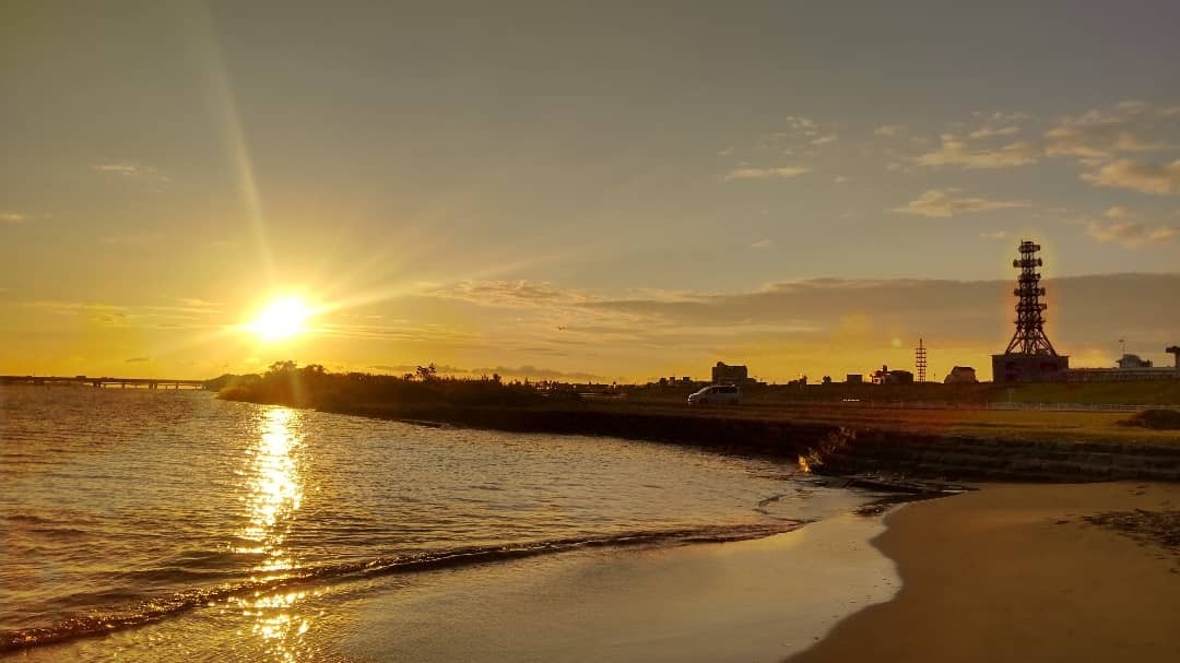 今日の朝陽🌅