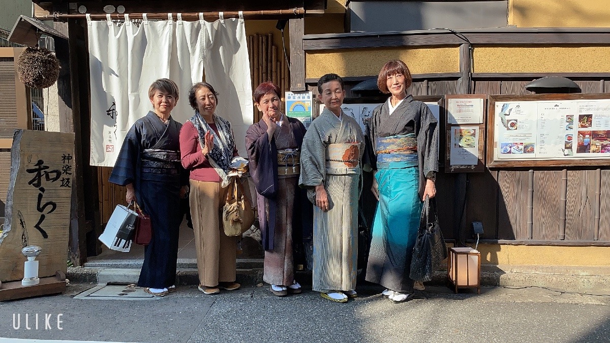 小京都の神楽坂大人の街で、ランチミーティング💕