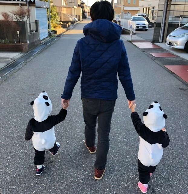 パンダの散歩！