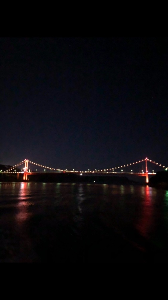 夜の平戸大橋