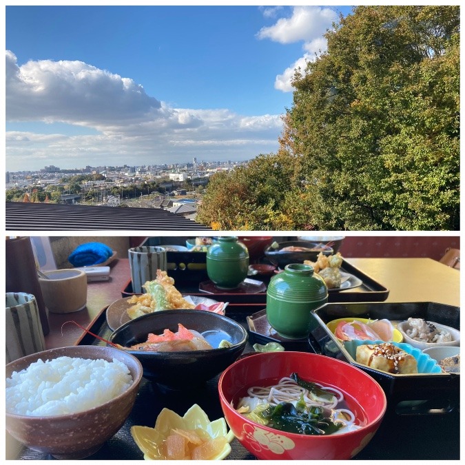 丘の上で和食を。「趣庵」