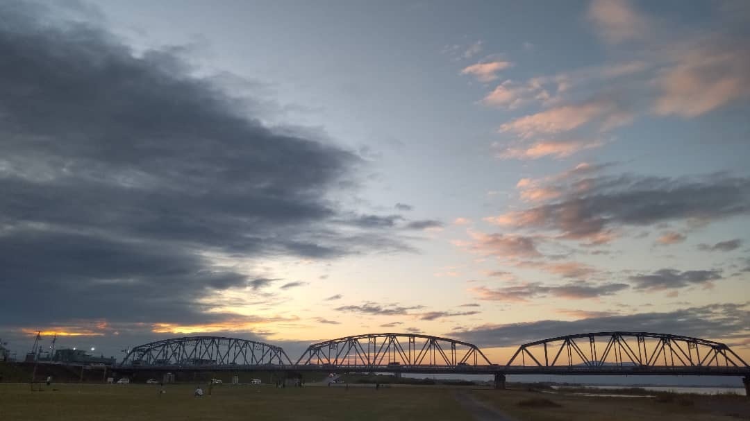 今日の夕焼け🌇