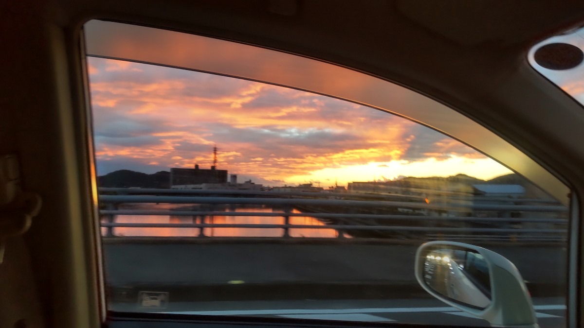 今日の朝焼け🌄
