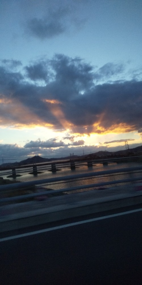 今日の夕陽