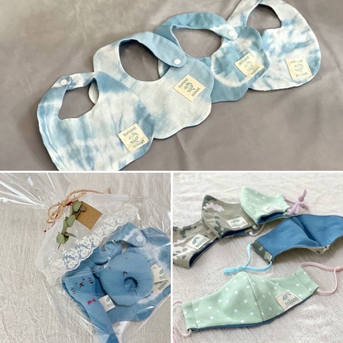 藍染めベビー用品👶