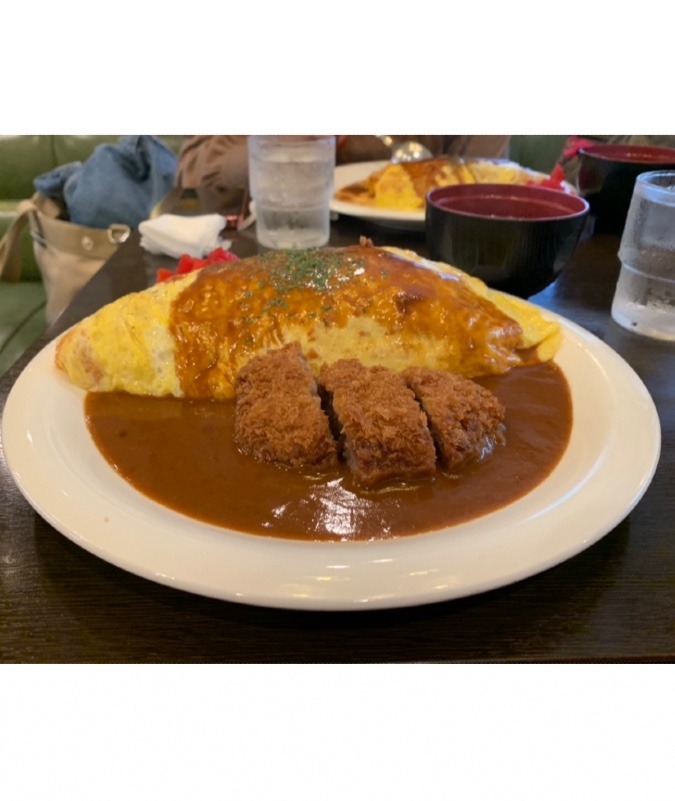 大阪西天満で食べたオムライス🍛😆✨