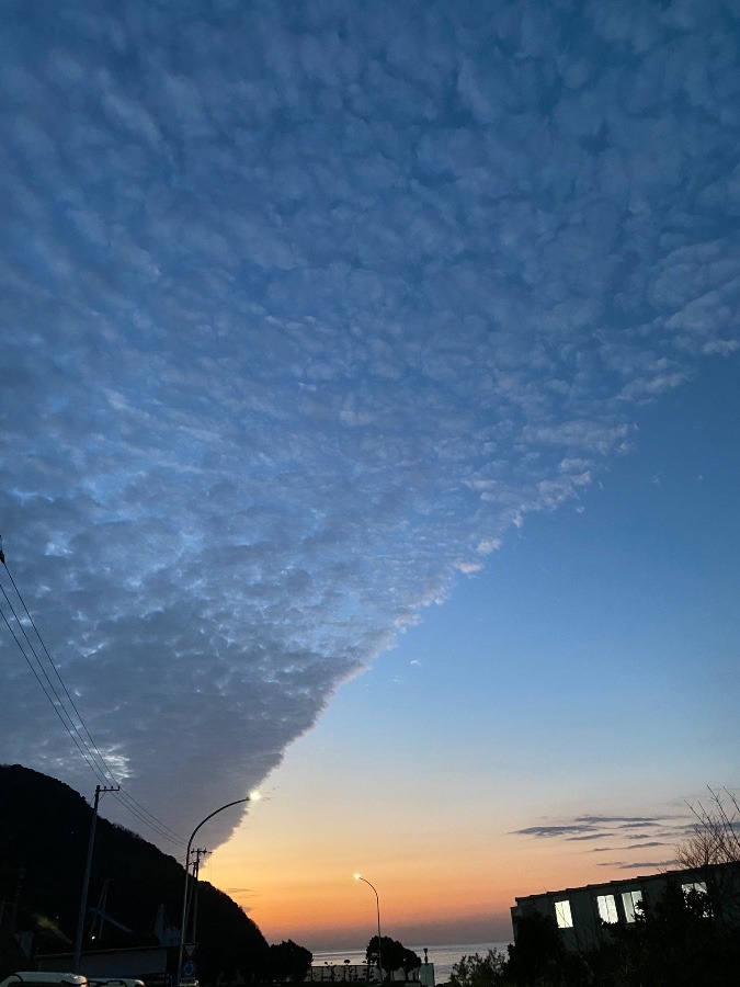 数日前の夕焼け