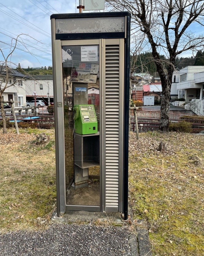 またまた懐かしい電話ボックス