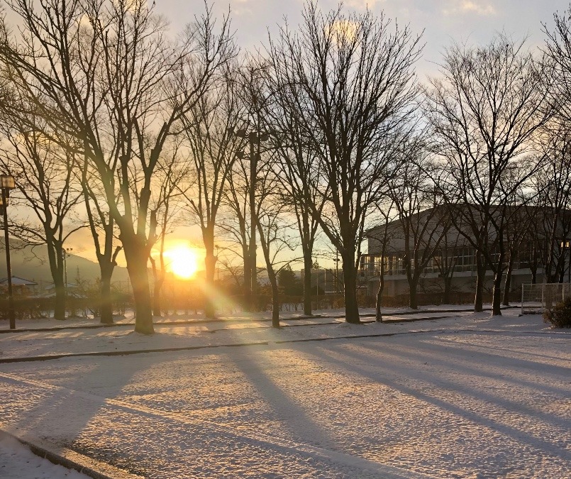 長野の朝☀️❄️