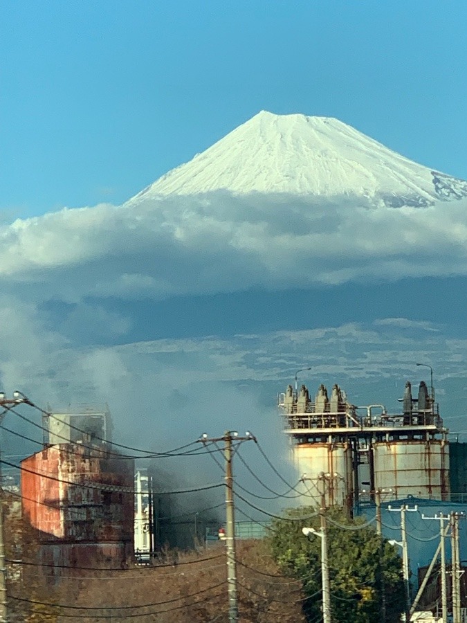 やっと会えた富士山❣️