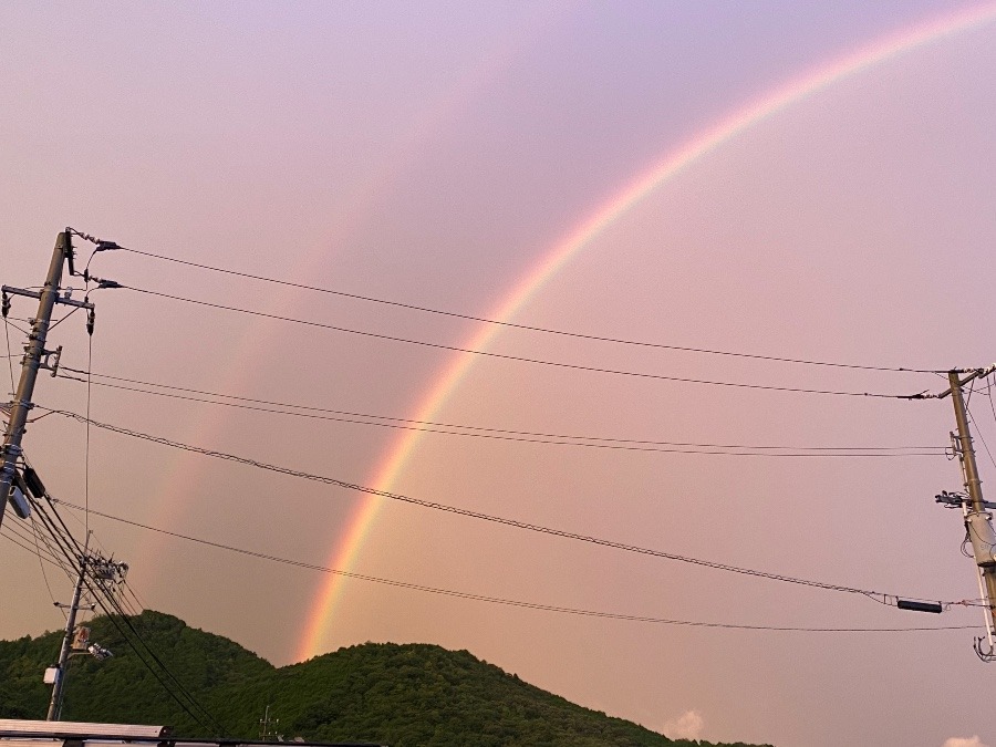 二重の虹♪