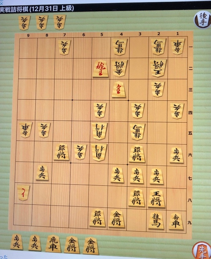 大晦日の詰将棋