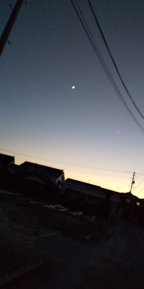 三日月🌛と星🌟