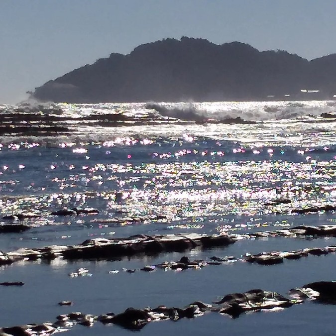 青島の海