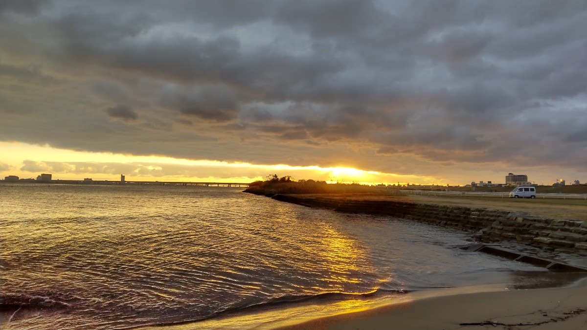 今日の朝陽🌅