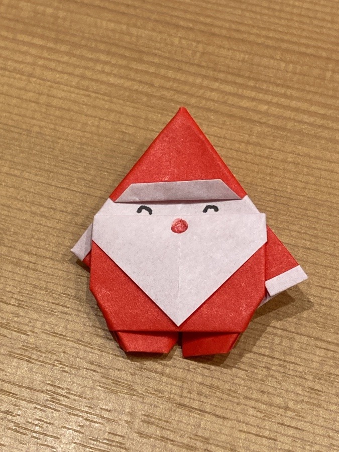 折り紙サンタクロース‼️