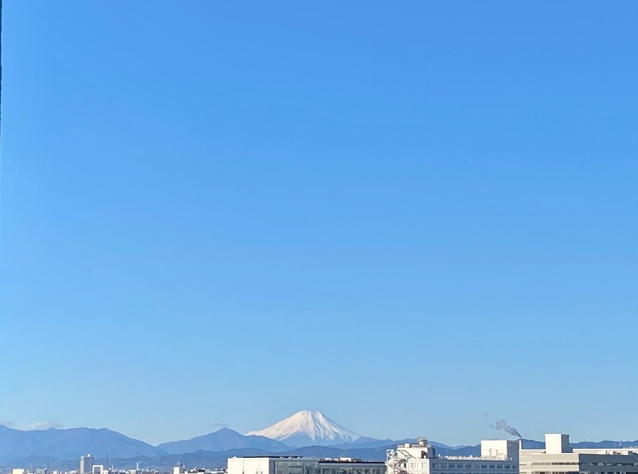 今日もしっかり富士山