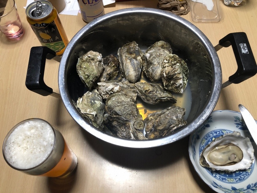 厚岸の牡蠣の酒蒸し