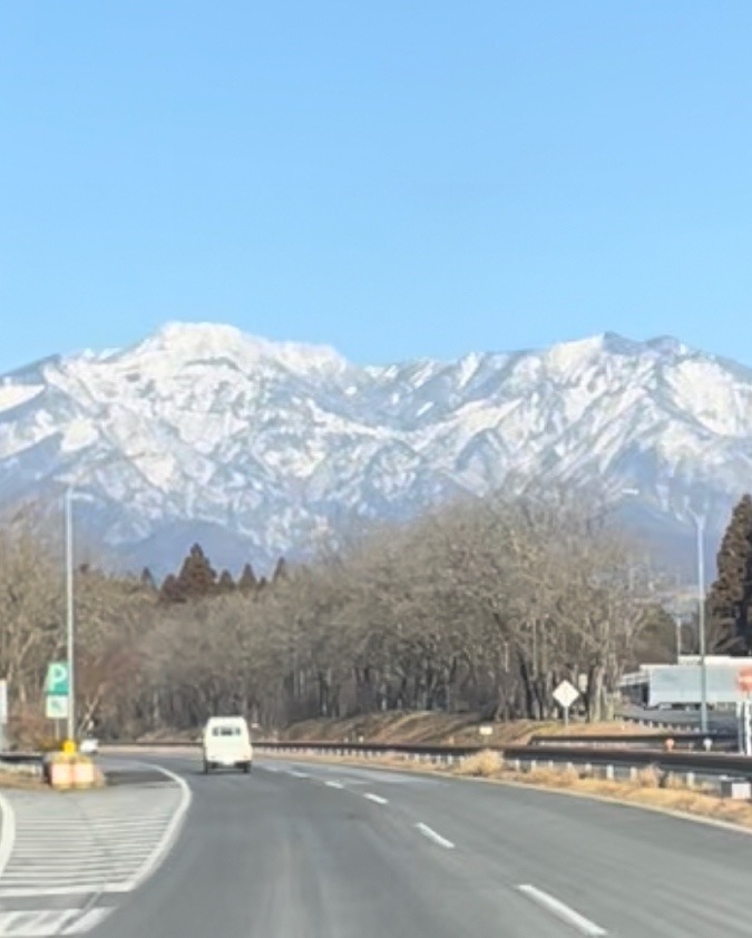 日光の山(冬)