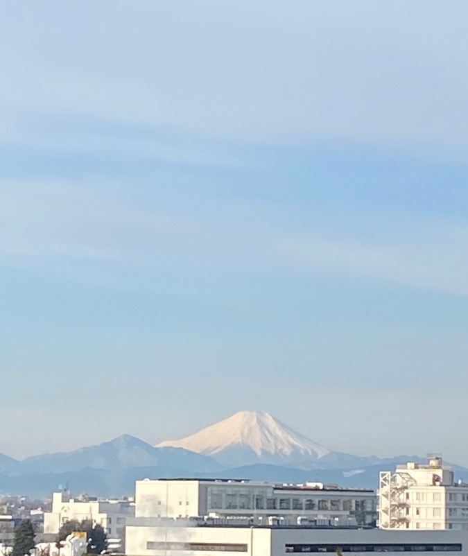 今朝の富士山
