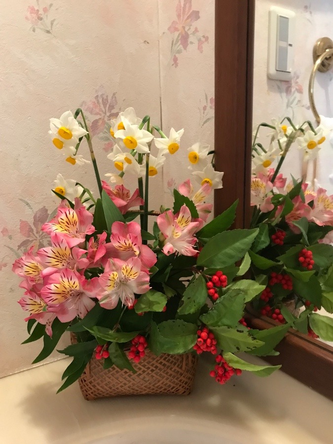 トイレのお花