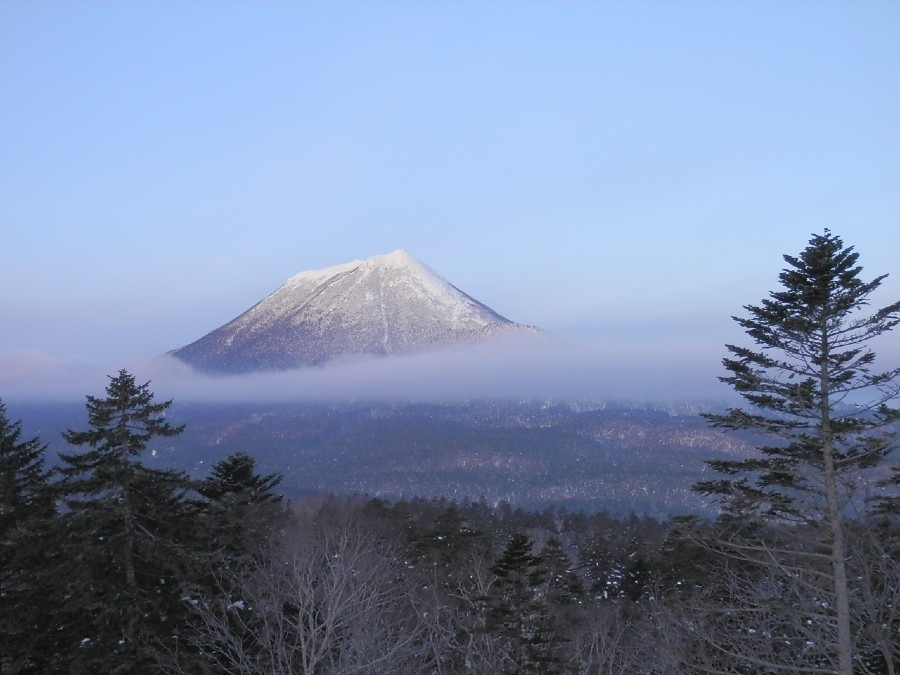 雄阿寒岳のマフラー