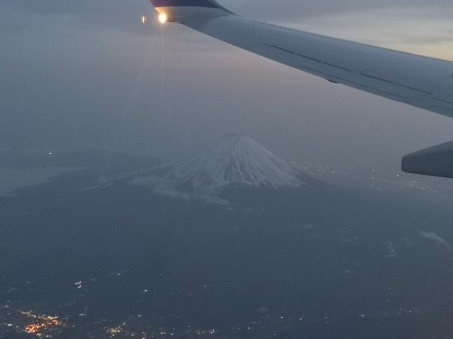 運試し🌟その１　夜の富士山