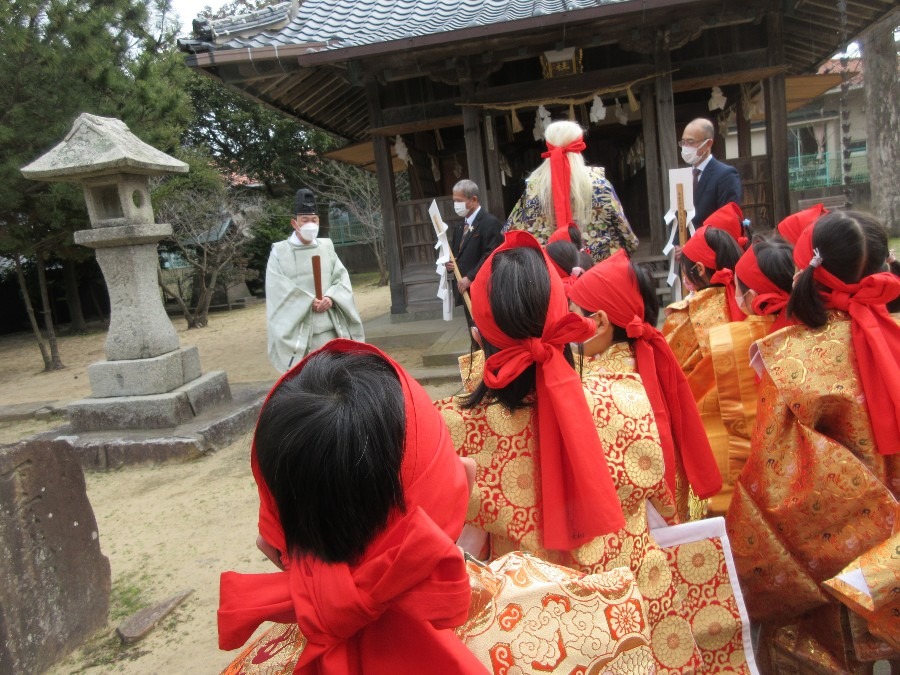 荒神さんで…。