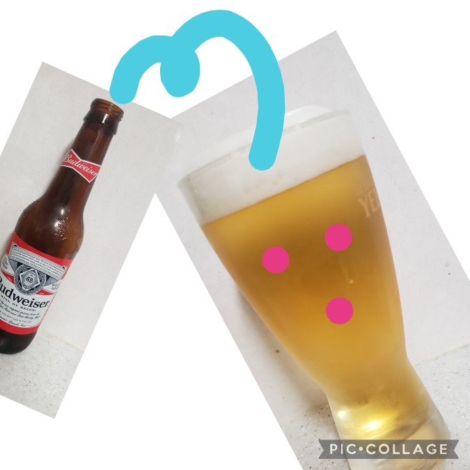 久々の瓶ビール