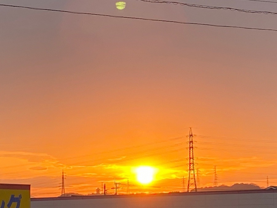 今日の夕陽