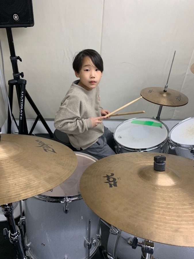 ドラムレッスンの一コマ🥁😃✨