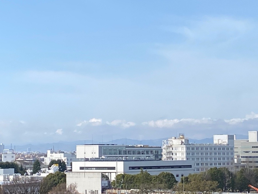 今朝の富士山