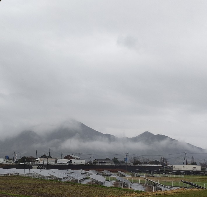 雨降りの山霧🌁