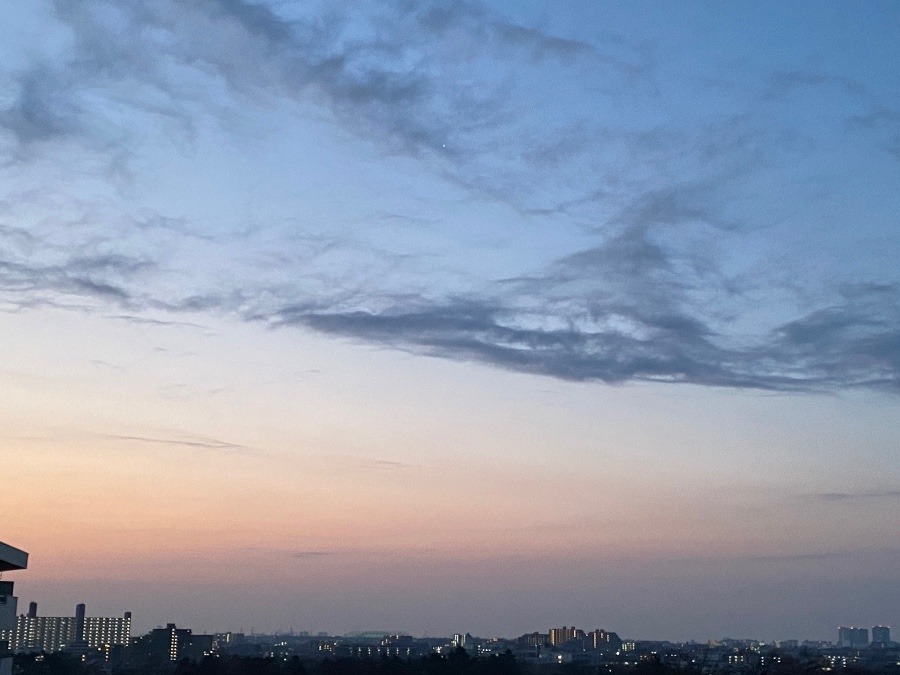 ３月９日　早朝の東の空