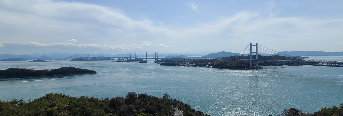 鷲羽山からの瀬戸大橋