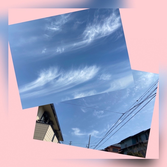 ある日の空🕊🐉💙