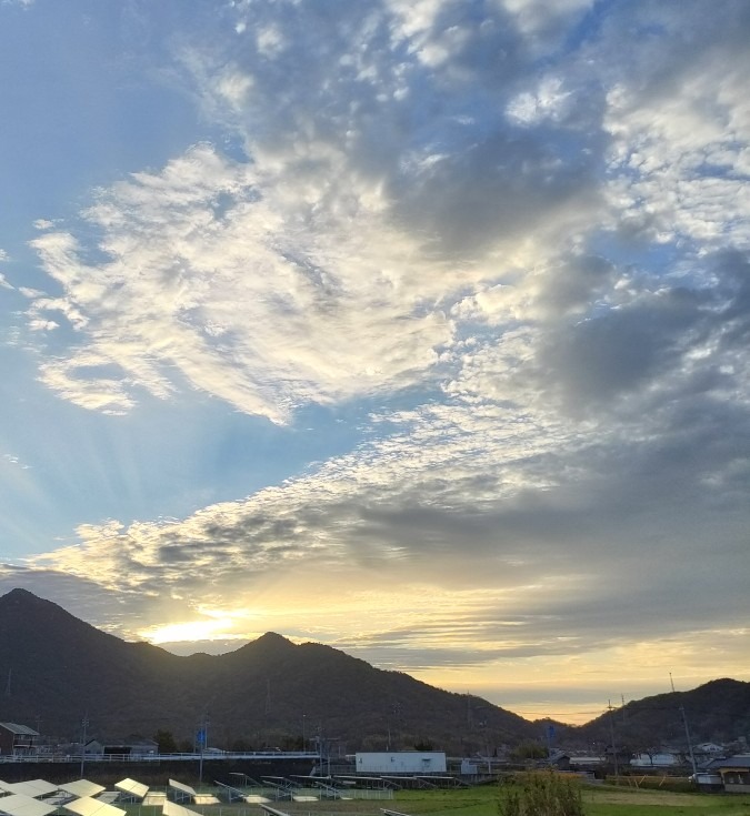 3/27の朝空🧡