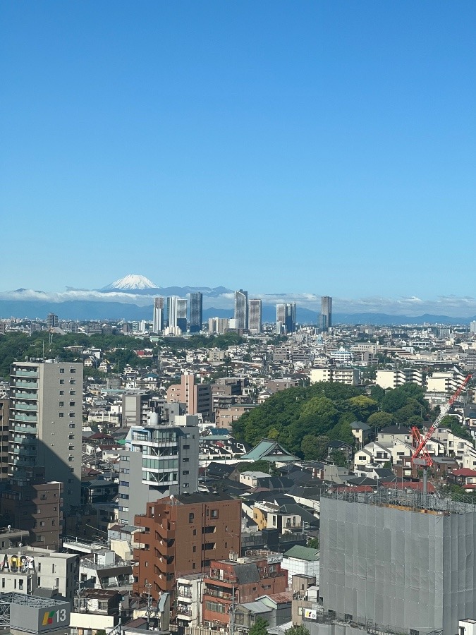 我が家からの　富士山