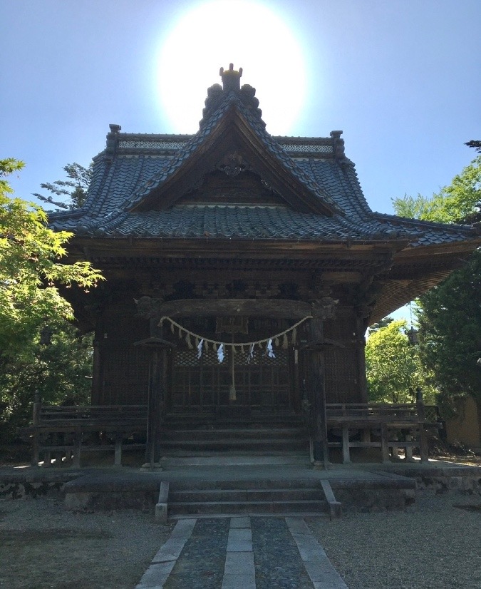 指定文化財・沢海日枝神社大幟