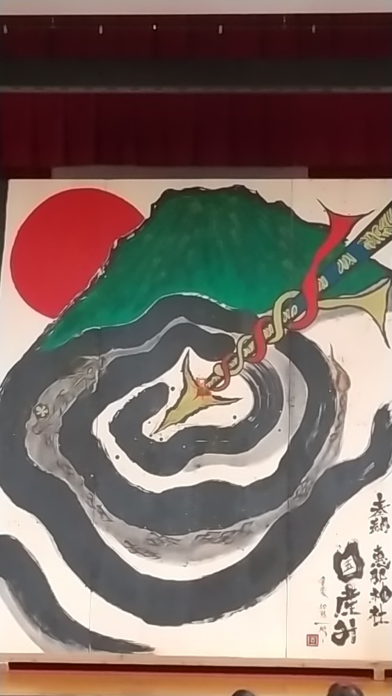 師匠の天井画