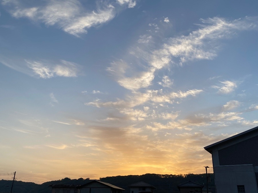 今朝の空