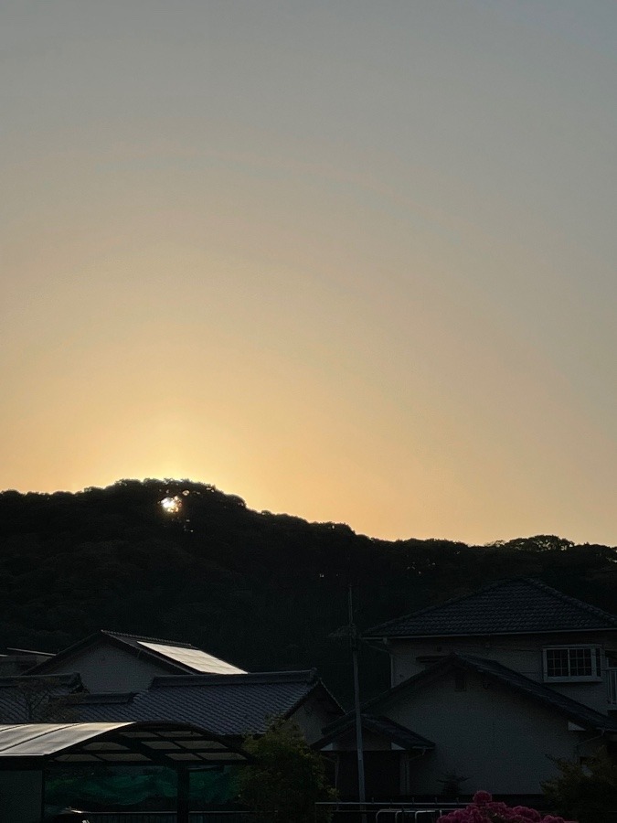 今朝の空✨