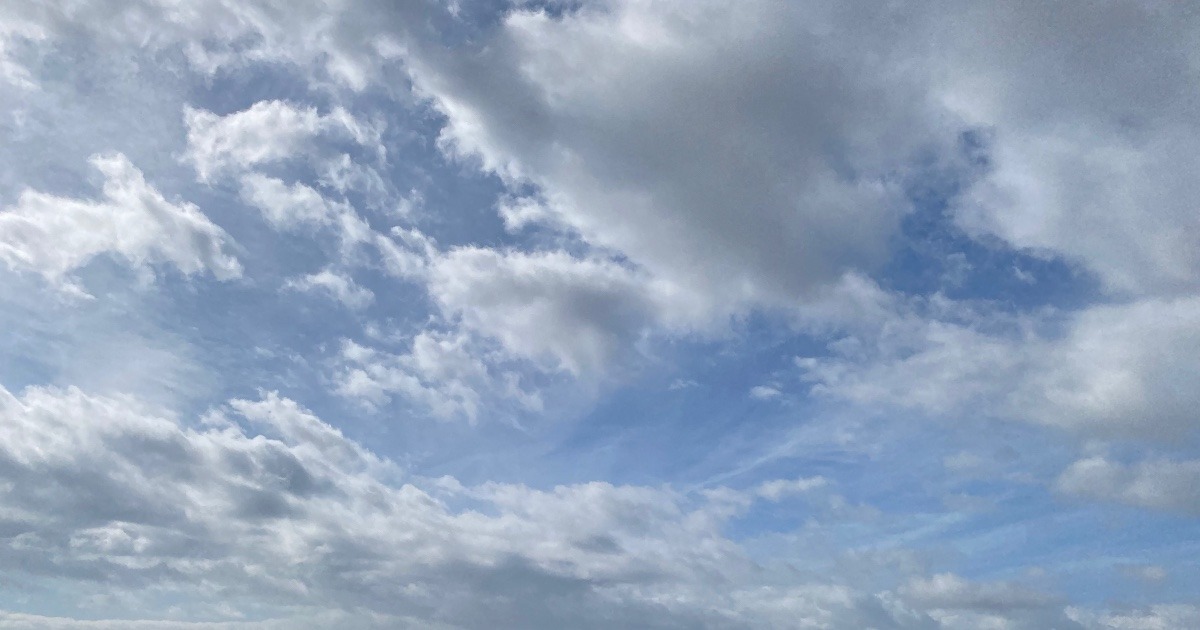 4月26日の空　宮崎市曇り→雨☂️