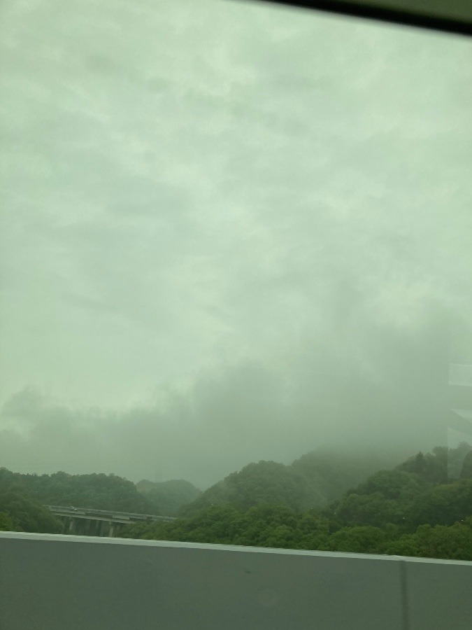 雲のなか🌧