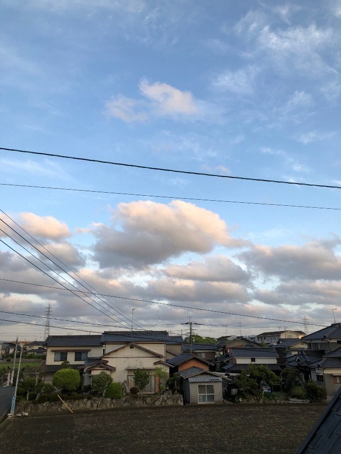 今朝の空