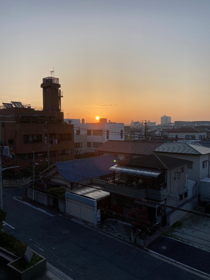 いい天気！今日もがんばろう！