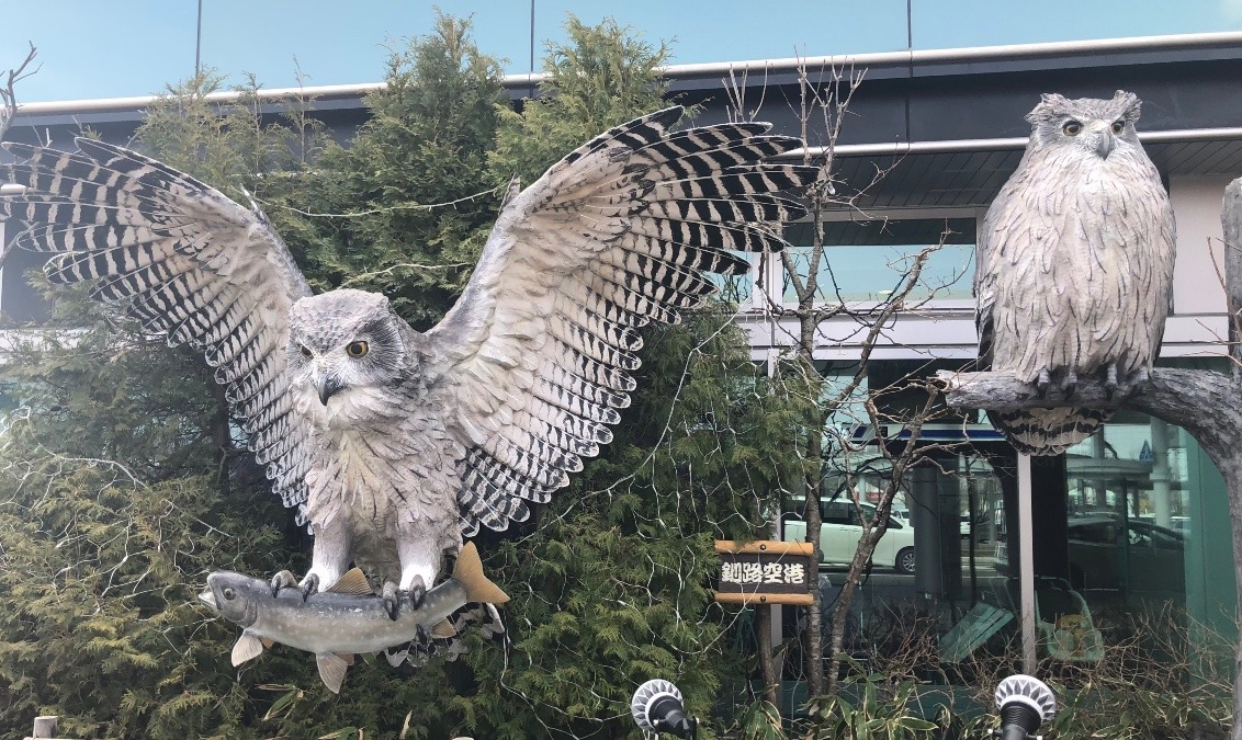 釧路空港のオブジェ3