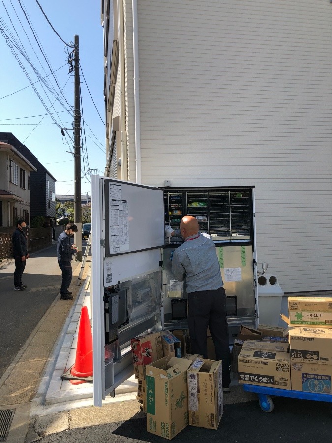 コカコーラの自販機