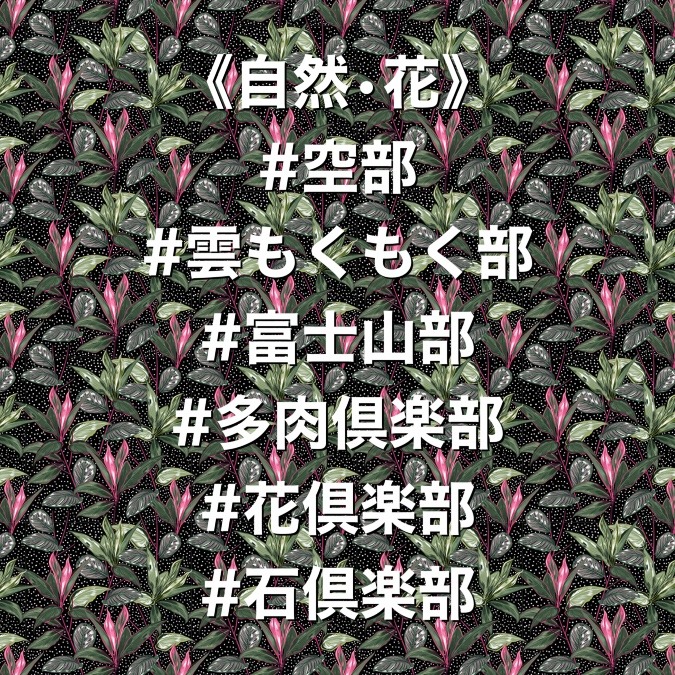 部活紹介《自然•花》