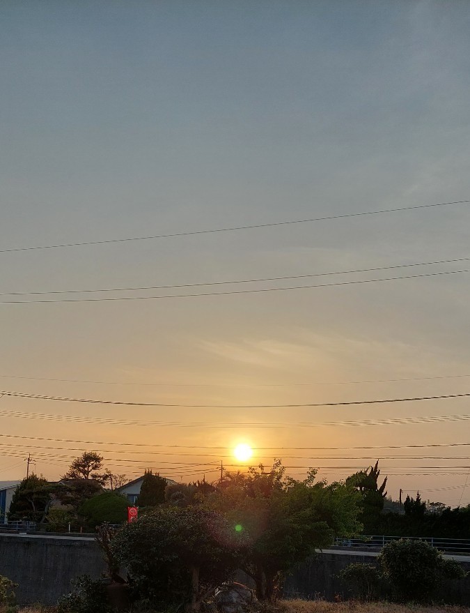 今日の夕焼け